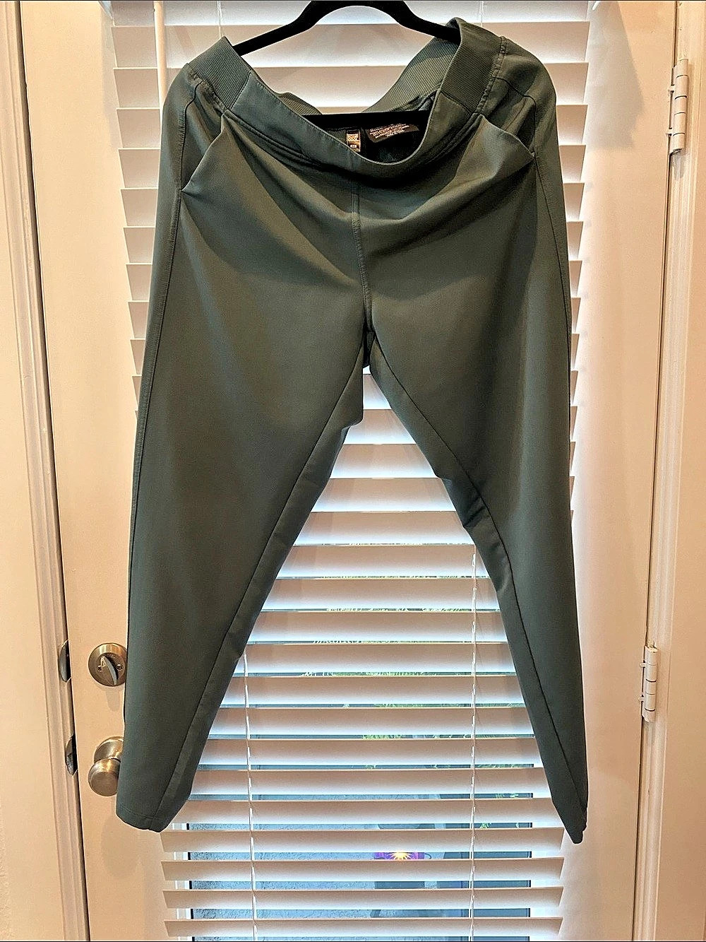 32 Degrees Cool Women's Ribbed Pant Green Medium